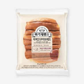 삼립 간식 빵 미각 제빵소 자색 고구마 브레드, 95g, 6개