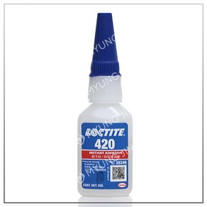 록타이트 LOCTITE 저점도 순간접착제 420 (20g), 1개