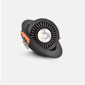 9W 조절식 조도 다운라이트 15W LED 초점 AC110V 220V 스포트 COB 조명 내장 12W 360 천장 원형 각도 배경, style 4, Natual white 4000K, 5W No Dimmable, 1개