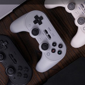 8BitDo PRO2 블루투스 게임패드 무선 컨트롤러 조이스틱 닌텐도 스위치, 베이지, 1개