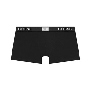 (백화점 상품) GUESS UNDERWEAR 코튼 스퀘어라벨 스포츠 드로즈 - 블랙 887331, 110, 1개