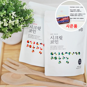 빅마마 시크릿코인 (편안한맛1팩+개운한맛1팩)+멘토스증정 더진한 간편한 육수명장 육수한알 자연 천연조미료 고체육수 코인육수 백년 캠핑육수(총40알)