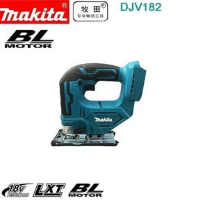 마키타 브러시리스 실톱 블레이드 전기 지그 무선 배럴 핸들 실톱 배터리 없음 DJV182 DJV182Z 18V 340W, 1)DJV182, 1개