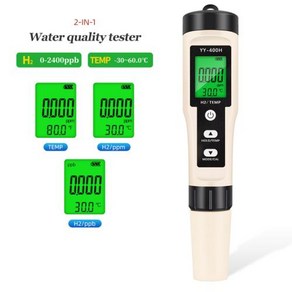 수질 검사기 디지털 PH 모니터 수족관 50 방수 용존 수소 계량기 수질 검사기 234 in 1 PHORPH2 및 TE 계량기, 1개