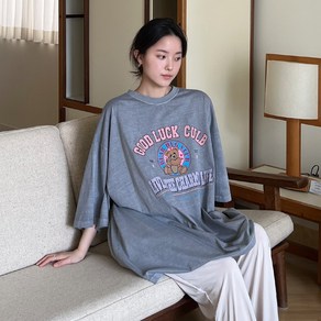 [5XL] CUTE/럭키베어 박스티 2colo