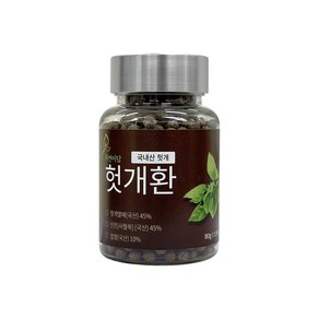 자연이답 헛개환 1개월, 1개, 80g