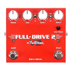 Fulltone FULL-DRIVE2 V2 오버드라이브 풀톤, 1개