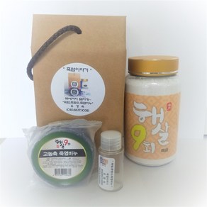 햇살9회죽염 알죽염(중) 500g 선물포장배송, 1개