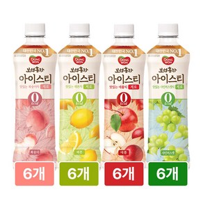 [4종모음][동원] 보성홍차 아이스티 제로 500ml (복숭아+레몬+애플+샤인머스캣)