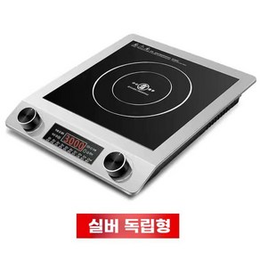 업소용 인덕션 1구 고출력 카페 레인지 가정용 렌지 웍용 이동식, A. 3500W, A. 3500W 평면 플라스틱 가정용 손잡이