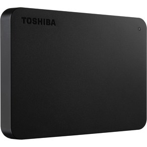 Toshiba 외장하드 2TB 도시바 CANVIO BASICS 3 외장하드 2TB 블랙, 검은색, 1개