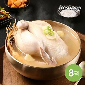 프레시지 [소비기한임박 25-09-01][프레시지] 다가다복 삼계탕 1kg*8팩 (8kg), 1kg, 8개