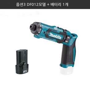 마끼다 충전 드라이버 드릴 DF012DSE 7.2V, 본체+배터리1개, 1개