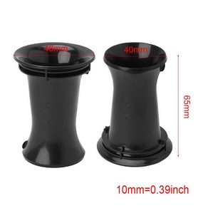 반사 통풍 커넥터용 2PCS 스피커 포트 튜브 베이스 3-5인치 42x65mm S