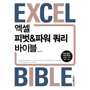 엑셀 피벗&파워 쿼리 바이블:엑셀 피벗과 파워 쿼리를 다루는 거의 모든 기능