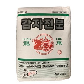 용차 감자전분 20kg 대용량 업소용 감자전분, 1개