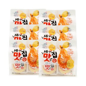 SHUKE 새우 맛집 오리지널, 6개, 78g