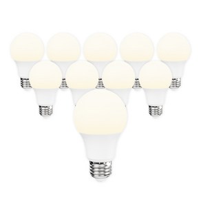 라인라이팅 LED 에코 벌브 8w (주광/전구/주백), 주백색, 10개