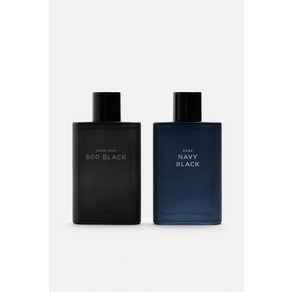 [국내배송]자라 ZARA MAN NAVY BLACK + 자라 800 오드 뚜왈렛 2X 90ML (3.0 FL. OZ) 남자 향수 754047, 2개