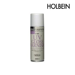 [홀베인] 수채화보조제/HWM/UV글로스바니쉬 스프레이/W482, B/220ml:[6628160]B/220ml, 단품