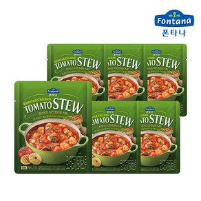 폰타나 로스티드 치킨 토마토 스튜, 250g, 6개