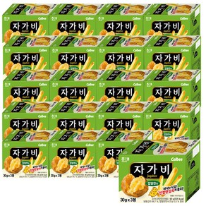 해태제과 자가비 짭짤한맛 스낵 파우치, 90g, 20개