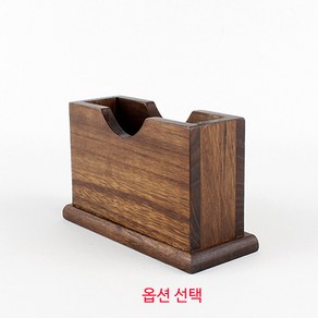 앤틱 냅킨 케이스 l 홀더 업소용 나무 냅킨통 꽂이, S.가로12.5x깊이4.5x높이9, 1개, 1개입