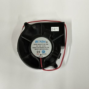 DC BLOWER FAN 75mm x 30T 쿨링팬 (냉각팬) RB7530S12H-A, 1개