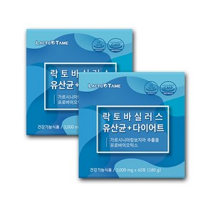 락토테미 락토바실러스 유산균다이어트, 180g, 2개