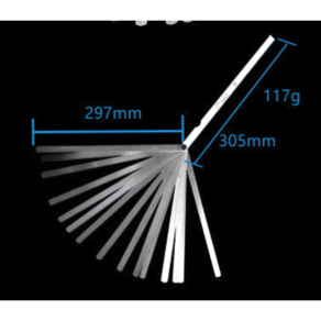 튼탄튼탄 틈새게이지 32매 0.2mm-1.0mm, 300A17, 1개