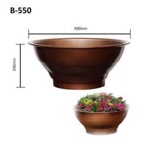 도로화분 대형화분 B-550 (흑색) DR141