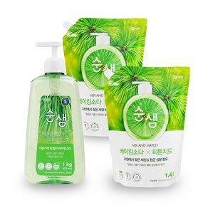 순샘 베이킹피톤치드 용기1kg+리필1.4L, 1개