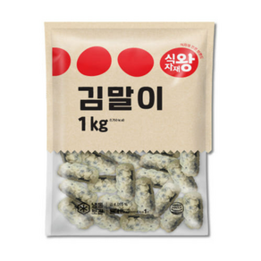 식자재왕 김말이 튀김 1kg, 일반포장 동절기만, 1개