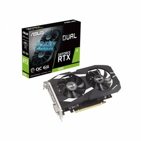 ASUS DUAL 지포스 RTX 3050 O6G OC D6 6GB, DUAL-RTX3050-O6G