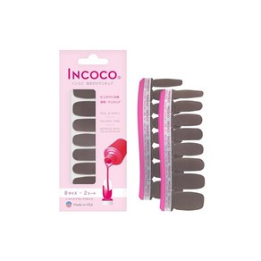 INCOCO 소호시크 Soho Chic 인코코 네일 스티커 셀프네일 붙이기만 하면 네일 가루날리기만 하면 됨 매니큐어 네일스티커 풋네일 페디큐어 네일, 1개