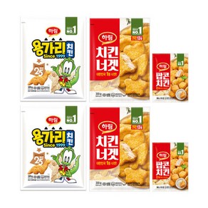 용가리치킨 300g 2봉+치킨너겟 300g 2봉 +팝콘치킨180g 2봉, 2개