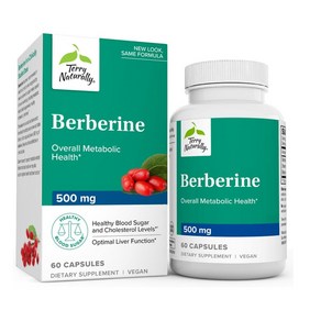 테리내추럴리 베르베린 MetX 500mg 60캡슐 1통 바베리 베르베리 bebeine, 60정, 1개