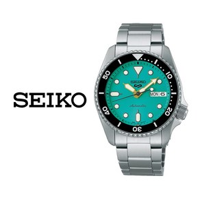 세이코 SEIKO 5 스포츠 SKX 오토매틱 터콰이즈 남성 메탈시계 SRPK33K1