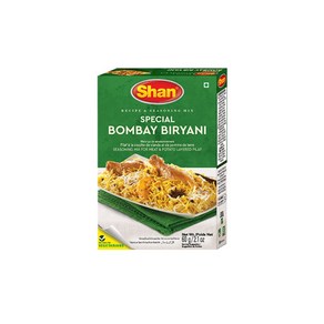 Special Bombay Biyani Masala Shan Pakistan 스페샬 봄베이 비랴니 마살라 샨 파키스탄, 60g, 2개