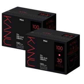 맥심 미니카누 마일드100T+30개 x2 260T, 카누 미니 마일드 130T+130T, 2개, 130개입, 0.9g