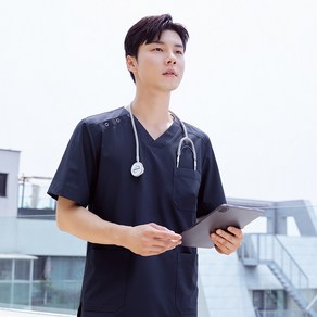 [더유니폼랩] 의사가운 병원유니폼 남자유니폼 남자간호사 DS-169