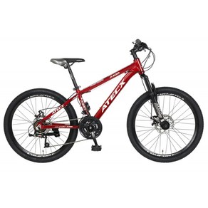 아텍스 프라임 240D 기계식 입문용 산악 MTB 자전거 60cm 반조립, 미조립, 레드, 레드실버, 1개