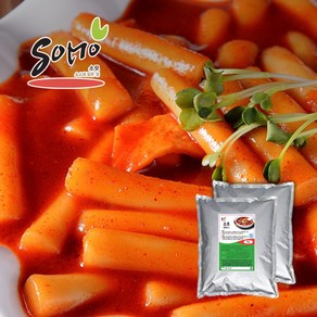 [소모] 사골 진한맛 떡볶이 분말소스(B타입) / 3kg(120인분) / 맵기 3가지(B-04/05/06호), 3kg, B-04호(보통맛)