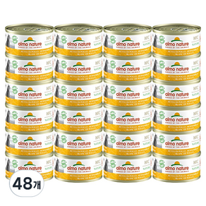 알모네이쳐 고양이 주식캔, 48개, 70g, 닭가슴살