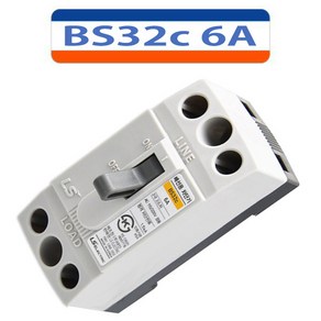 LS산전 BS32c 6A 분전반 배선용차단기 1.5kA MCCB NFB, 1개