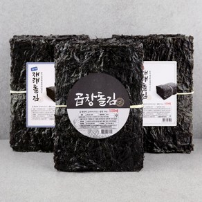 바다푸드 햇 곱창돌김 재래돌김 3종 모음 완도 광천 남도해안 50매 부터 100매, 재래돌김 50매