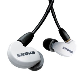 슈어 AONIC 215 UNI 인이어 이어폰 SHURE SE215 UNI 모니터 유선 이어셋 [삼아정품], 화이트