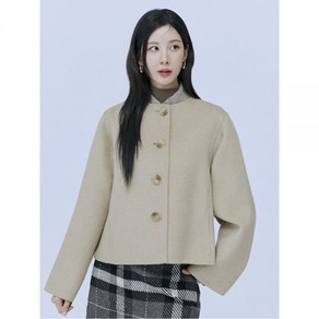 더엣지 24FW 메리노울 핸드메이드 크롭자켓