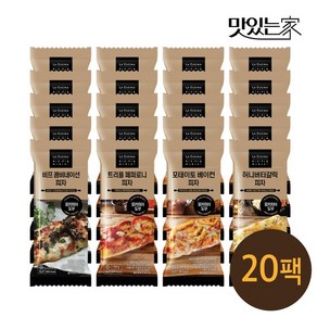 리뉴얼 라쿠치나 포카치아 수제피자 20팩 비프5 페퍼5 포테5 허니5, 없음, 5개