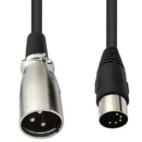 DIN 5pin To XLR 3pin 남성 및 여성 오디오 케이블 MIDI 어댑터 0.5M 1.5M 5FT, 02 1.5M _ 01 RC-232 M-M, 1개